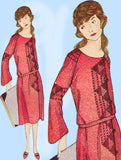 Ladies Home Journal 3668: 1920s Uncut Girls Dress Size 8 Vintage Sewing Pattern