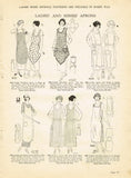 Ladies Home Journal 3669: 1920s Uncut Misses Apron Fits All VTG Sewing Pattern
