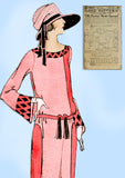 Ladies Home Journal 3672: 1920s Misses Uncut Dress Sz 38B Vintage Sewing Pattern