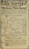 Ladies Home Journal 3672: 1920s Misses Uncut Dress Sz 38B Vintage Sewing Pattern