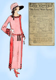 Ladies Home Journal 3672: 1920s Misses Uncut Dress Sz 38B Vintage Sewing Pattern