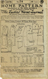 Ladies Home Journal 3676: 1920s Rare Uncut Coat Size 38 B Vintage Sewing Pattern