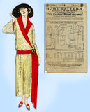 Ladies Home Journal 3676: 1920s Rare Uncut Coat Size 38 B Vintage Sewing Pattern