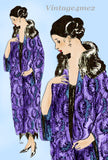Ladies Home Journal 3683: 1920s Uncut Plus Size Cape 40 B Vintage Sewing Pattern