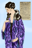 Ladies Home Journal 3683: 1920s Uncut Plus Size Cape 40 B Vintage Sewing Pattern