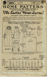 Ladies Home Journal 3683: 1920s Uncut Plus Size Cape 40 B Vintage Sewing Pattern
