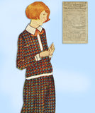 Ladies Home Journal 3685: 1920s Toddler Girls Dress Sz 6 Vintage Sewing Pattern