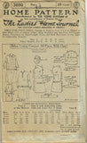 Ladies Home Journal 3690: 1920s Uncut Girls Dress Size 14 Vintage Sewing Pattern