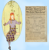 Ladies Home Journal 3690: 1920s Uncut Girls Dress Size 14 Vintage Sewing Pattern