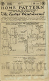 Ladies Home Journal 3692: 1920s Uncut Girls Dress Size 14 Vintage Sewing Pattern