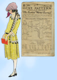 Ladies Home Journal 3692: 1920s Uncut Girls Dress Size 8 Vintage Sewing Pattern