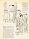 Ladies Home Journal 3697: 1920s Uncut Dinner Dress Sz 34B Vintage Sewing Pattern