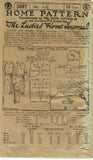 Ladies Home Journal 3697: 1920s Uncut Dinner Dress Sz 34B Vintage Sewing Pattern