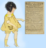 Ladies Home Journal 3700: 1920s Girls Bloomer Dress Sz 4 Vintage Sewing Pattern