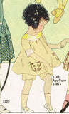 Ladies Home Journal 3700: 1920s Girls Bloomer Dress Sz 4 Vintage Sewing Pattern