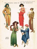 Ladies Home Journal 3701: 1920s Uncut Evening Gown 34 B Vintage Sewing Pattern