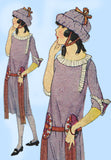 Ladies Home Journal 3703: 1920s Uncut Little Girls Dress Sz 10 Vintage Sewing Pattern