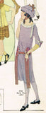 Ladies Home Journal 3703: 1920s Uncut Little Girls Dress Sz 10 Vintage Sewing Pattern