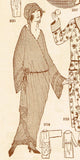 Ladies Home Journal 3710: 1920s Uncut Draped 36B Negligee Vintage Sewing Pattern