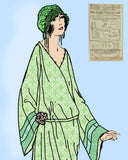 Ladies Home Journal 3710: 1920s Uncut Draped 36B Negligee Vintage Sewing Pattern
