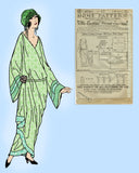 Ladies Home Journal 3710: 1920s Uncut Draped 36B Negligee Vintage Sewing Pattern