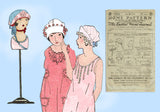 Ladies Home Journal 3712: 1920s Uncut Misses Boudoir Cap Vintage Sewing Pattern