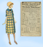 Ladies Home Journal 3723: 1920s Uncut Girls Dress Size 8 Vintage Sewing Pattern