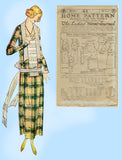 Ladies Home Journal 3731: 1920s Uncut Plus Size Dress 42B Vintage Sewing Pattern