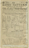 Ladies Home Journal 3731: 1920s Uncut Plus Size Dress 42B Vintage Sewing Pattern