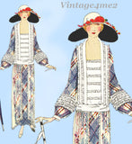 Ladies Home Journal 3735: 1920s Uncut Rare Tea Dress 46 B Vintage Sewing Pattern
