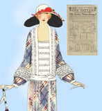 Ladies Home Journal 3735: 1920s Uncut Rare Tea Dress 46 B Vintage Sewing Pattern