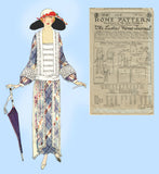 Ladies Home Journal 3735: 1920s Uncut Rare Tea Dress 46 B Vintage Sewing Pattern