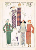 Ladies Home Journal 3735: 1920s Uncut Rare Tea Dress 40 B Vintage Sewing Pattern