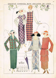 Ladies Home Journal 3735: 1920s Uncut Rare Tea Dress 46 B Vintage Sewing Pattern