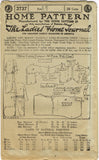 Ladies Home Journal 3737: 1920s Uncut Misses Dinner Dress Vintage Sewing Pattern