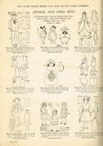 Ladies Home Journal 3754: 1920s Uncut Rare 16in Long Leg Doll Vintage Sewing Pattern