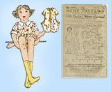Ladies Home Journal 3754: 1920s Uncut Rare 16in Long Leg Doll Vintage Sewing Pattern