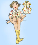 Ladies Home Journal 3754: 1920s Uncut Rare 16in Long Leg Doll Vintage Sewing Pattern