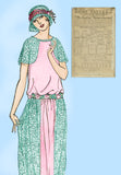 Ladies Home Journal 3755: 1920s Uncut Dinner Dress 34 B Vintage Sewing Pattern
