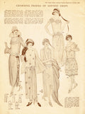 Ladies Home Journal 3764: 1920s Uncut Dinner Dress Sz 36B Vintage Sewing Pattern