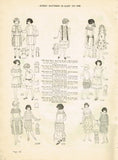 Ladies Home Journal 3767: 1920s Uncut Girls Dress Size 6 Vintage Sewing Pattern