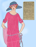 Ladies Home Journal 3776: 1920s Rare Uncut Misses Frock 34 B VTG Sewing Pattern