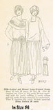 Ladies Home Journal 3779: 1920s Uncut Party Dress Sz 36 B Vintage Sewing Pattern