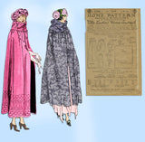 Ladies Home Journal 3794: 1920s Uncut Misses Cape Sz SM Vintage Sewing Pattern