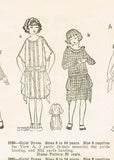 Ladies Home Journal 3799: 1920s Uncut Girls Party Dress VTG Sewing Pattern