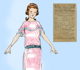 Ladies Home Journal 3801: 1920s Uncut Girls Party Dress Sz 12 VTG Sewing Pattern