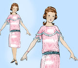 Ladies Home Journal 3801: 1920s Uncut Girls Party Dress Sz 12 VTG Sewing Pattern