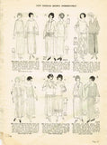 Ladies Home Journal 3809: 1920s Uncut Misses Dress 34 B Vintage Sewing Pattern