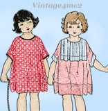 Ladies Home Journal 3813: 1920s Toddler Girls Dress Sz 6 Vintage Sewing Pattern