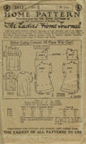 Ladies Home Journal 3813: 1920s Toddler Girls Dress Sz 6 Vintage Sewing Pattern